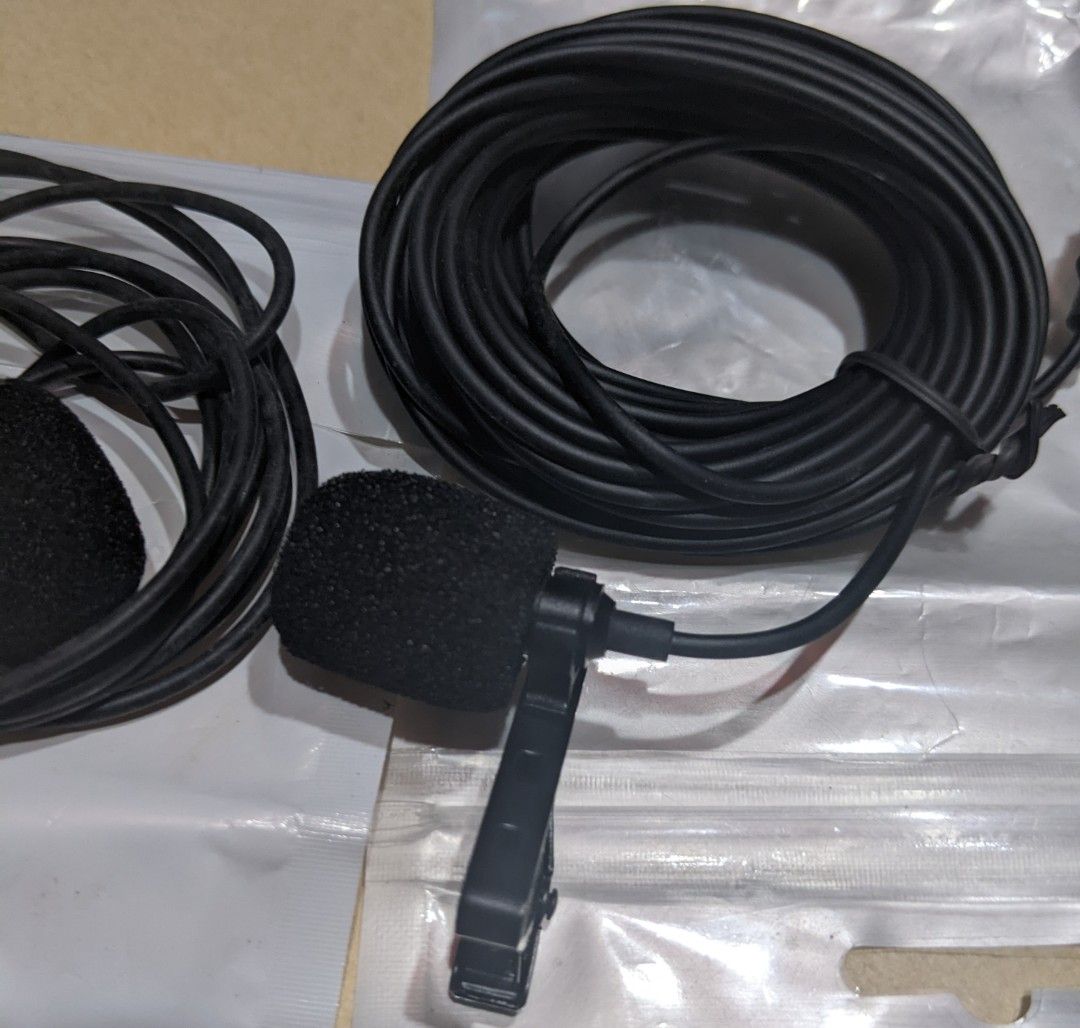 Lapel Mic Lavelier 3.5mm and TypeC cable Microphone, Audio