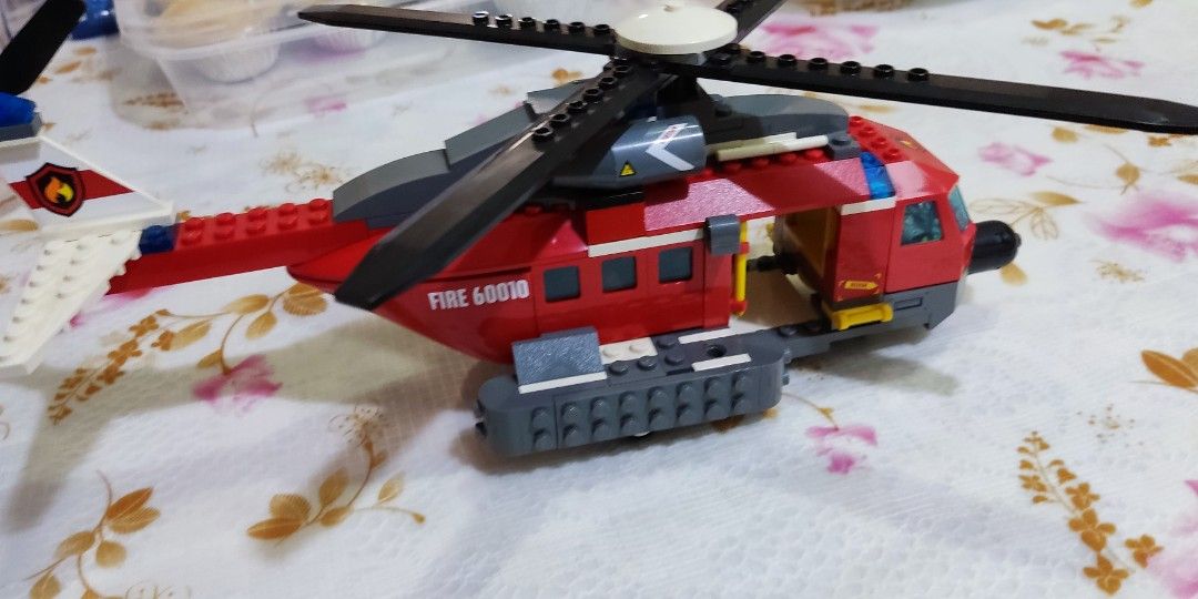 Lego city fire helicopter, Hobbies & Toys, Toys & Games on Carousell