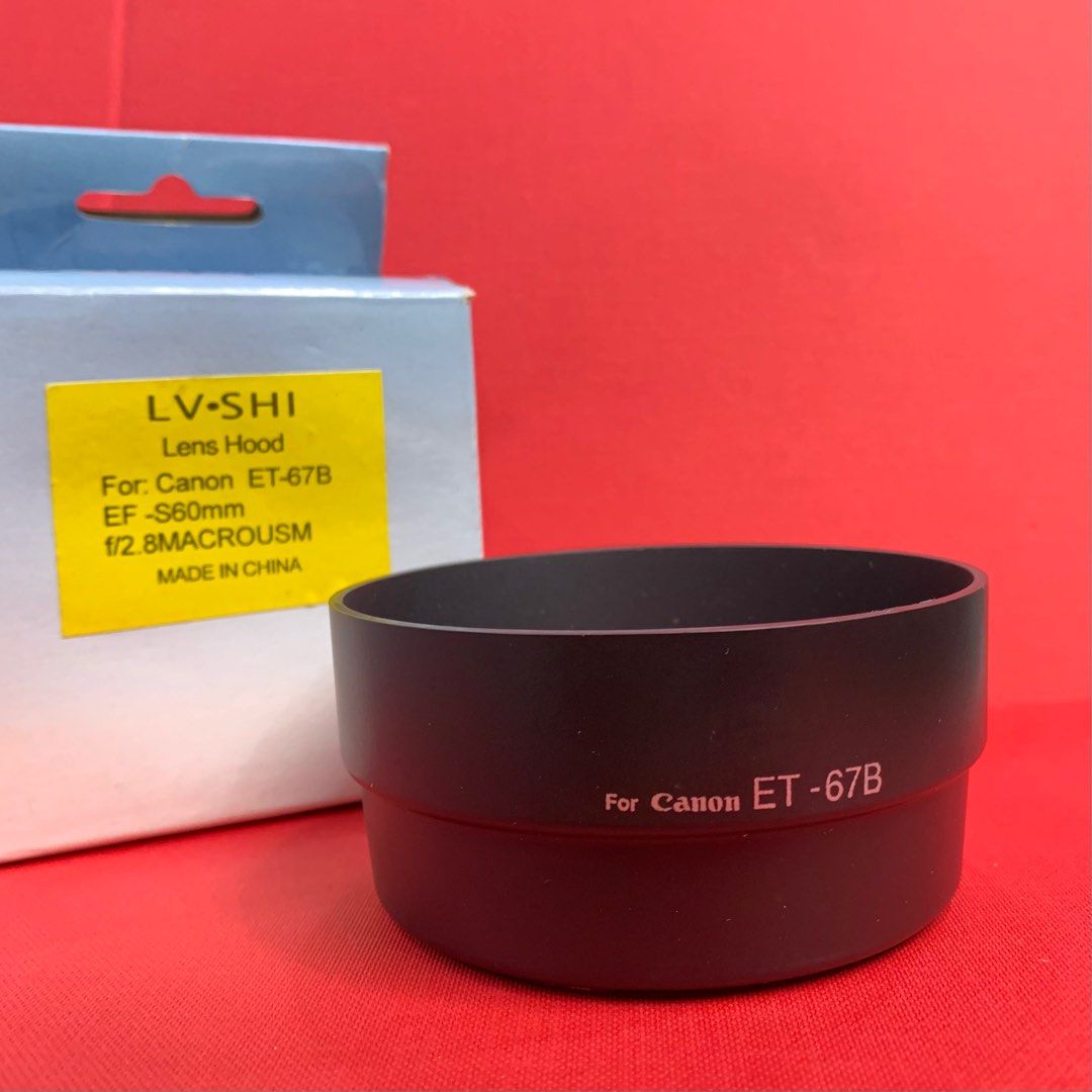 Lens Hood ET67B for Canon EFS 60mm F2.8 Macro Lens, Photography