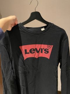 Levis 長袖大學t