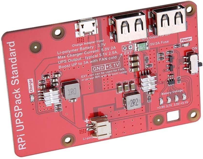 Lithium Ups Waveshare UPS Module For Raspberry Pi Pico With ...
