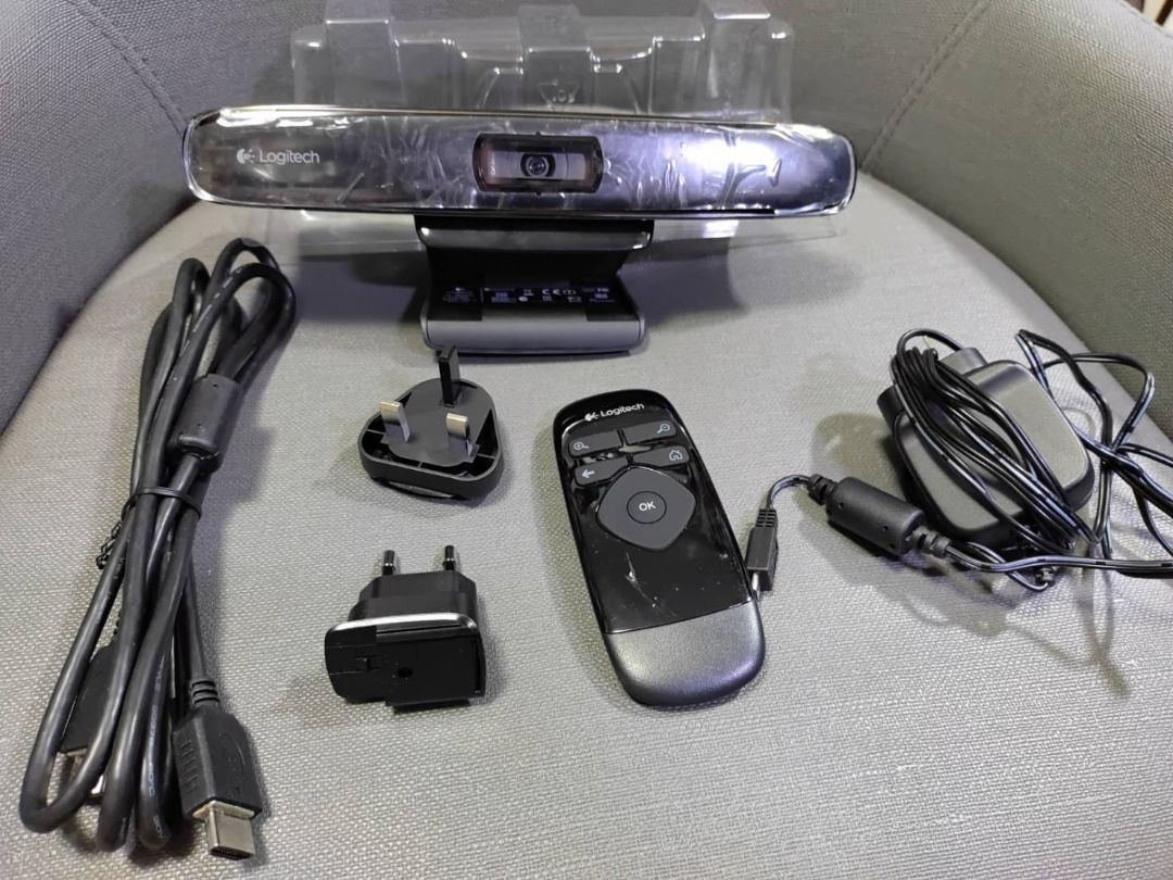 Logitech羅技 skype for TV HD 網路攝影機 遙控器 V-R0002 久置全新品, 電腦及科技產品, 商務用科技產品在旋轉拍賣