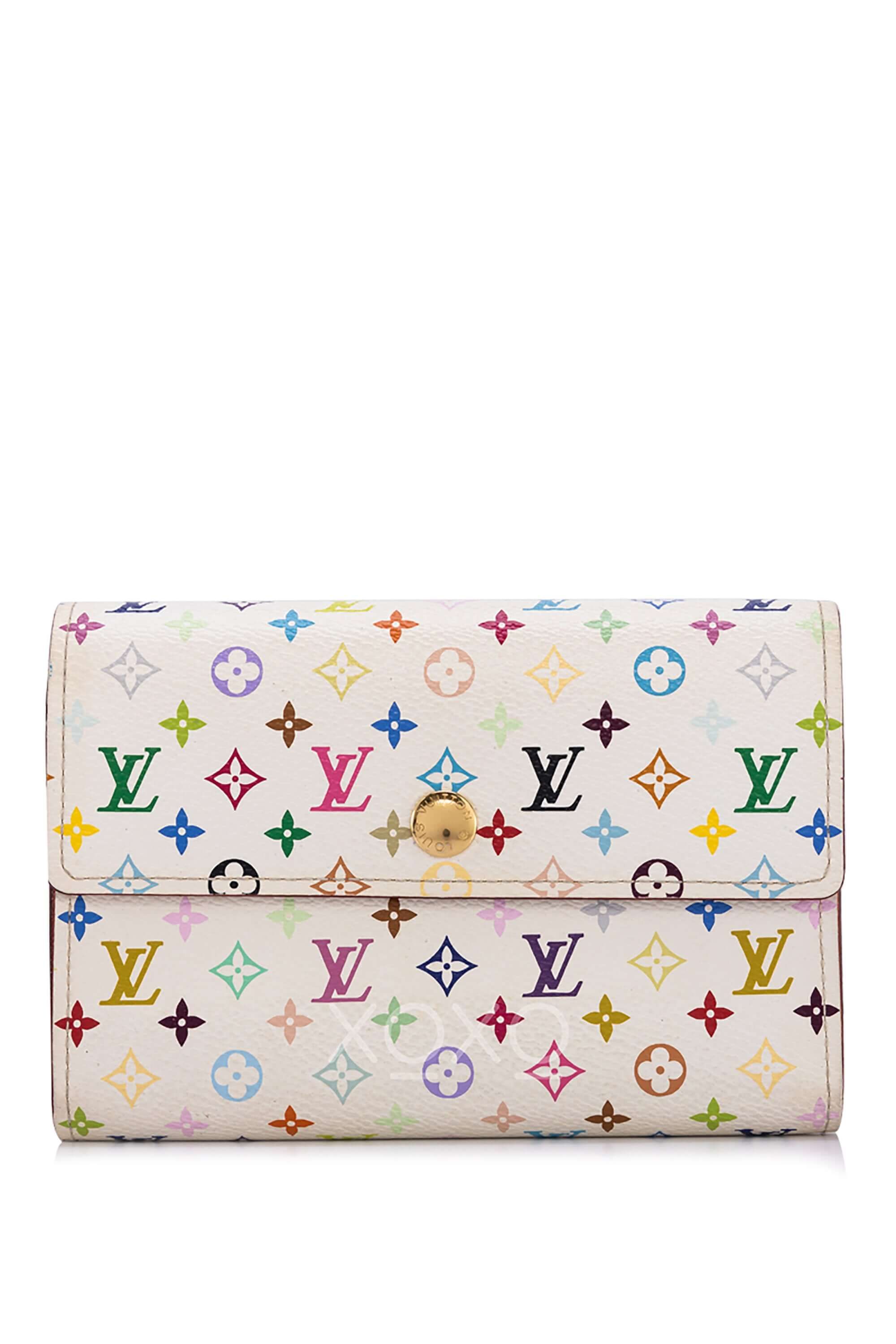 Louis Vuitton LV Medium Alexandra Wallet Multicolor Coated Canvas