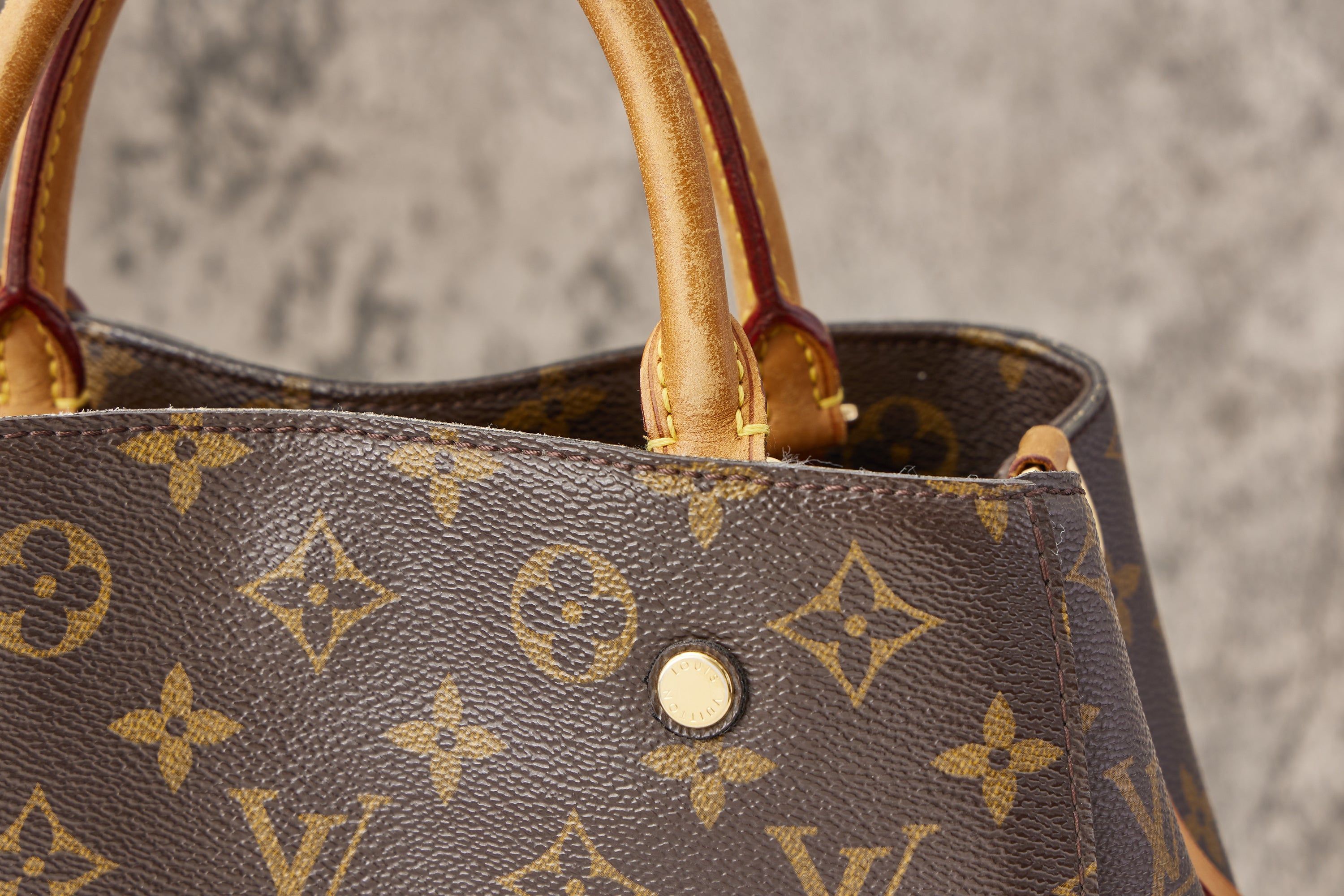 LOUIS VUITTON Montaigne BB Handbag Shoulder bag M41055 Monogram Brown Ladies