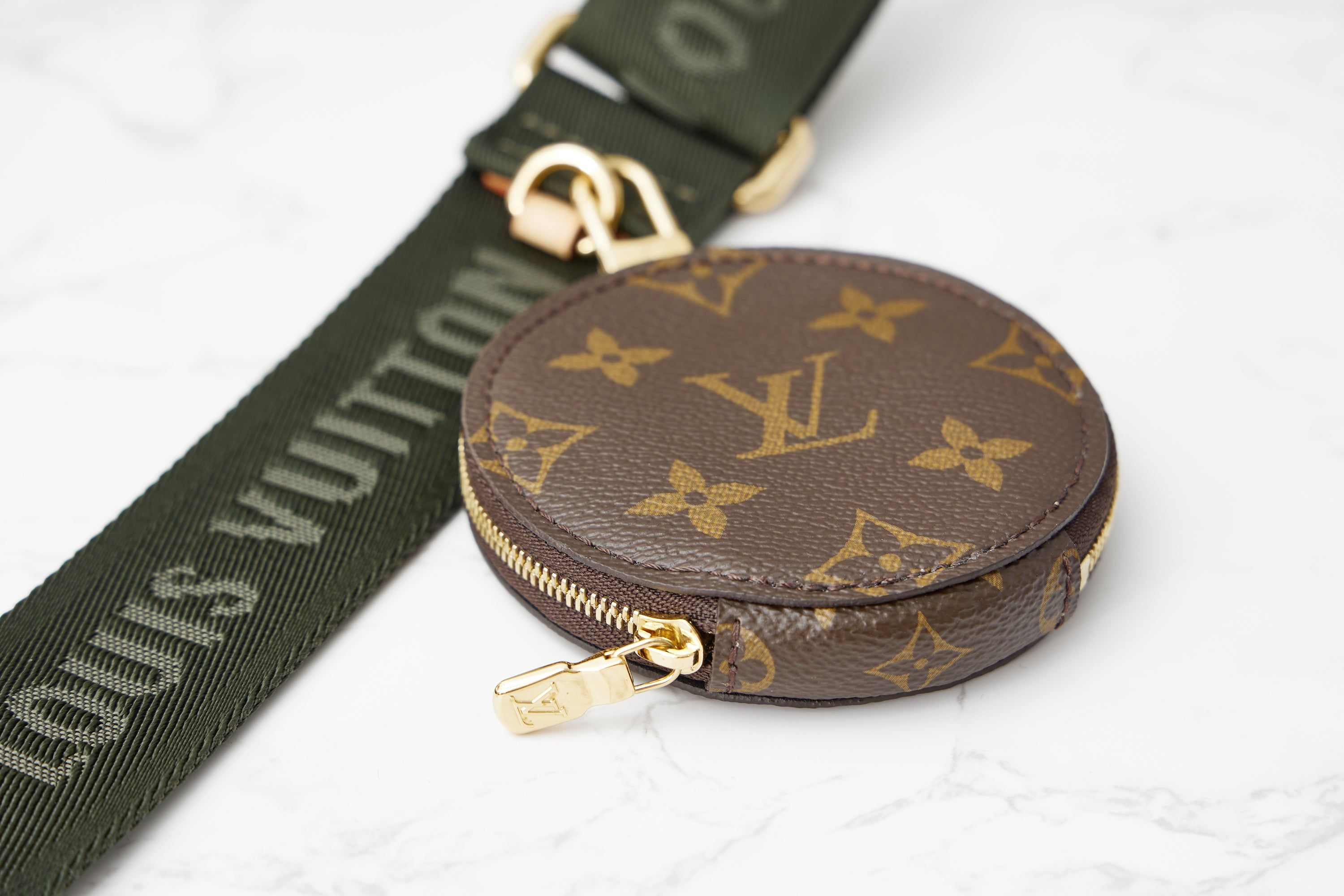 Brand new LV Louis Vuitton Khaki Strap from multi pochette accessoires MPA,  Luxury, Accessories on Carousell