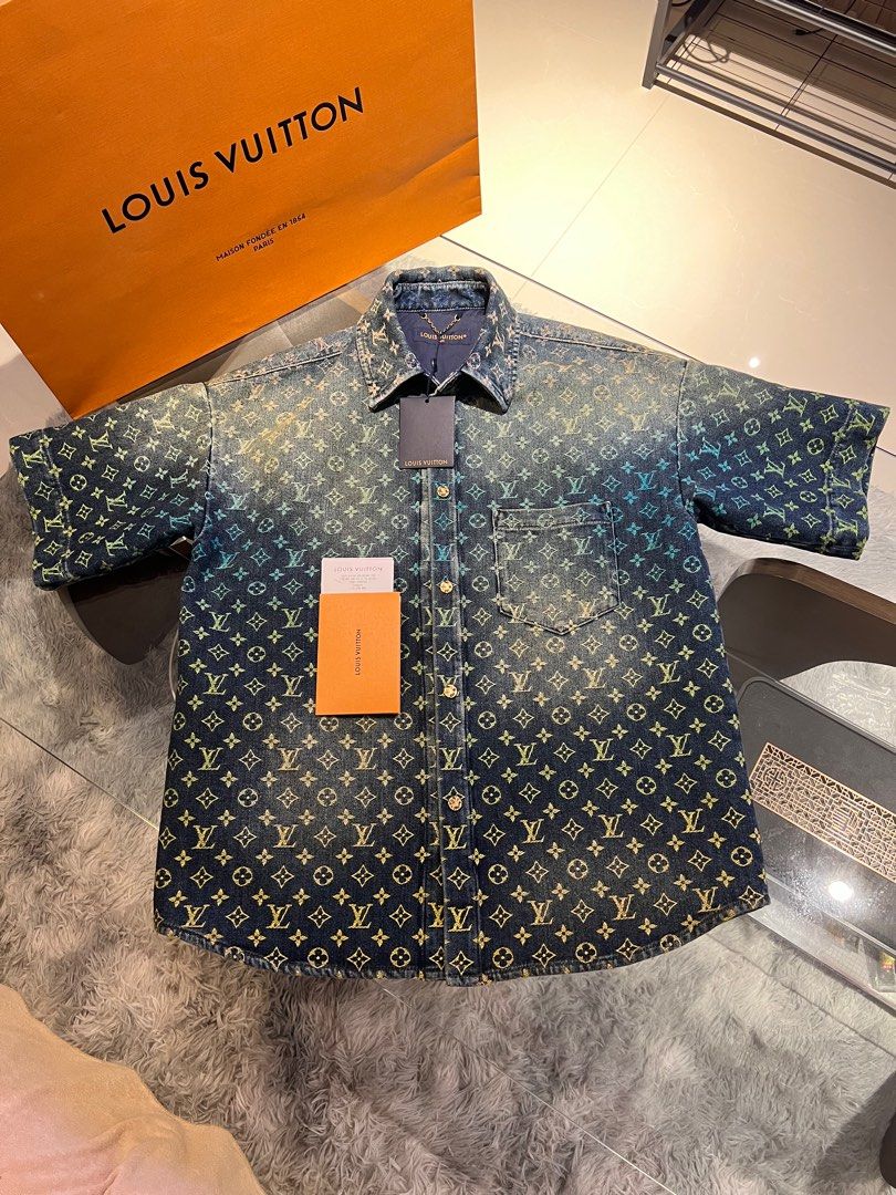FIND] Louis Vuitton Rainbow Monogram Short-Sleeved Denim Shirt : r