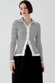 Love and Flair Ford Cardigan in Black-White