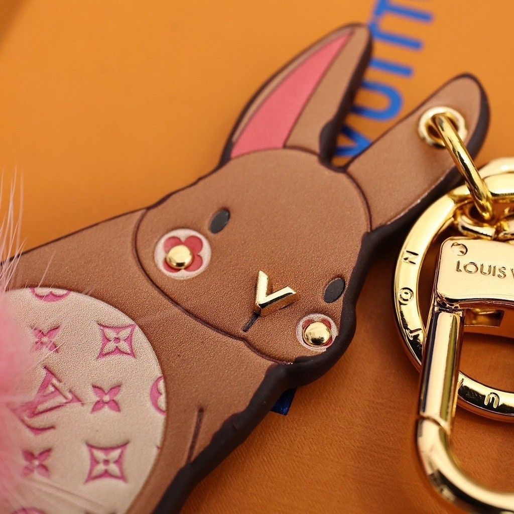 Louis Vuitton Monogram Animania Bunny Charm Keychain - Pink Keychains,  Accessories - LOU759816