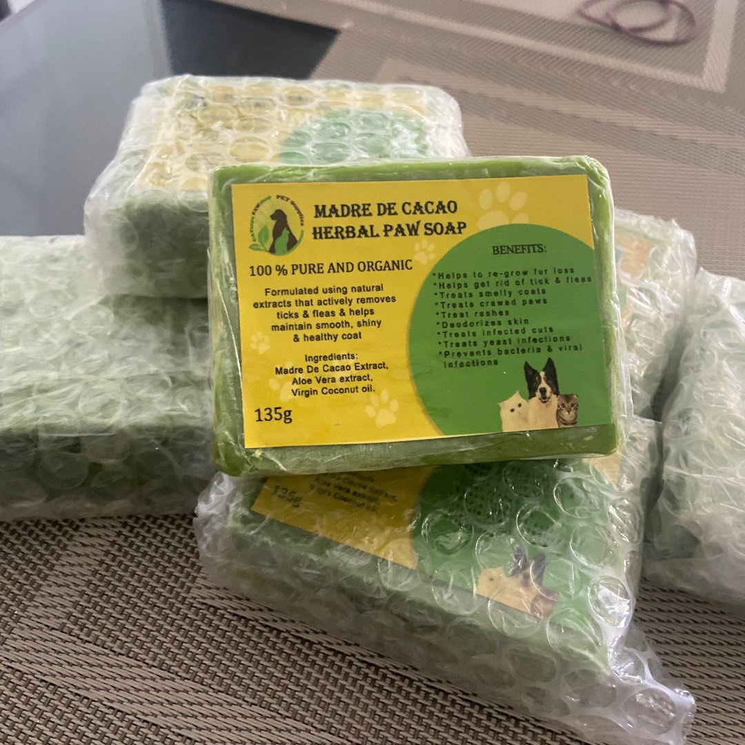 MADRE DE CACAO HERBAL PAW SOAP FOR CATS AND DOGS, Pet Supplies, Health