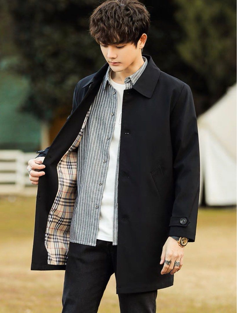 Burberry men coat sales