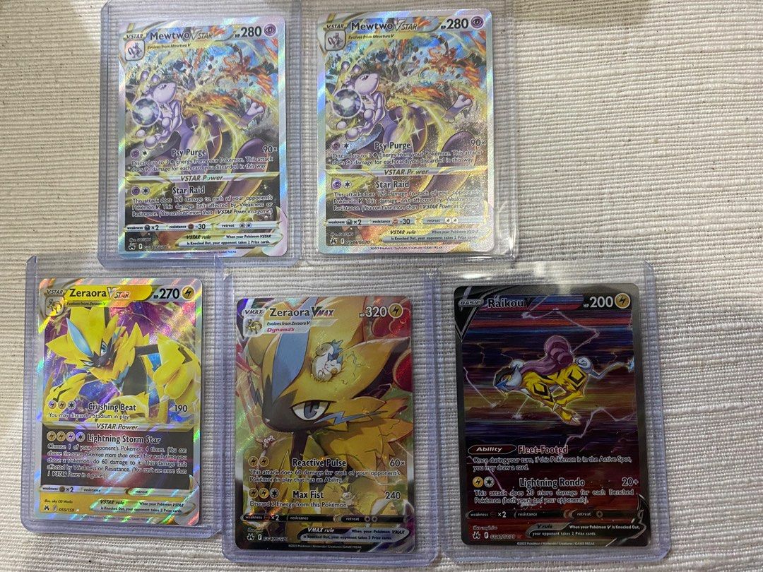 Raikou V Crown Zenith - Pokemon TCG Cards, Hobbies & Toys, Toys & Games on  Carousell