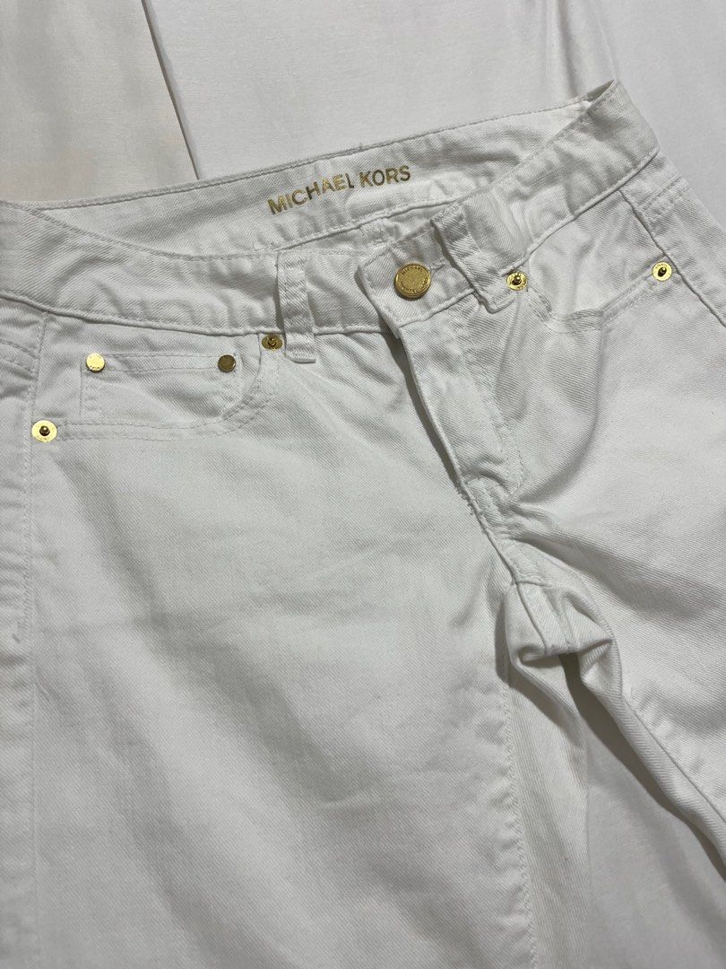 Michael kors hot sale white jeans
