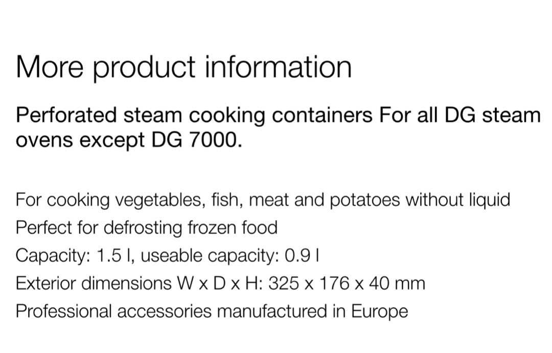 Miele Steam oven trays, TV & Home Appliances, Kitchen Appliances, Ovens