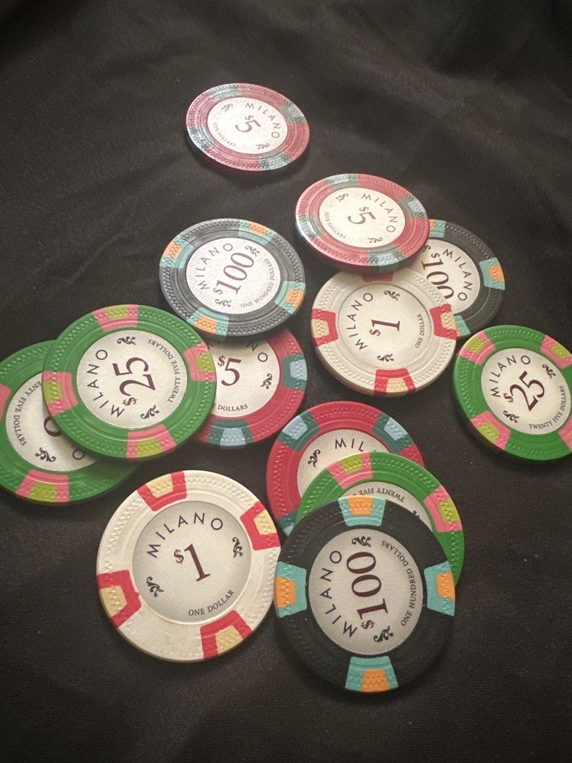 Premium Poker Chips Milano 500 chips set, Hobbies & Toys, Toys & Games