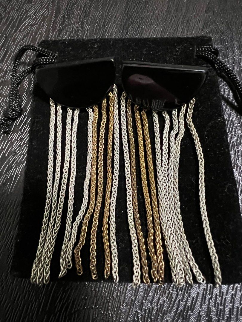 Mimco sales black earrings