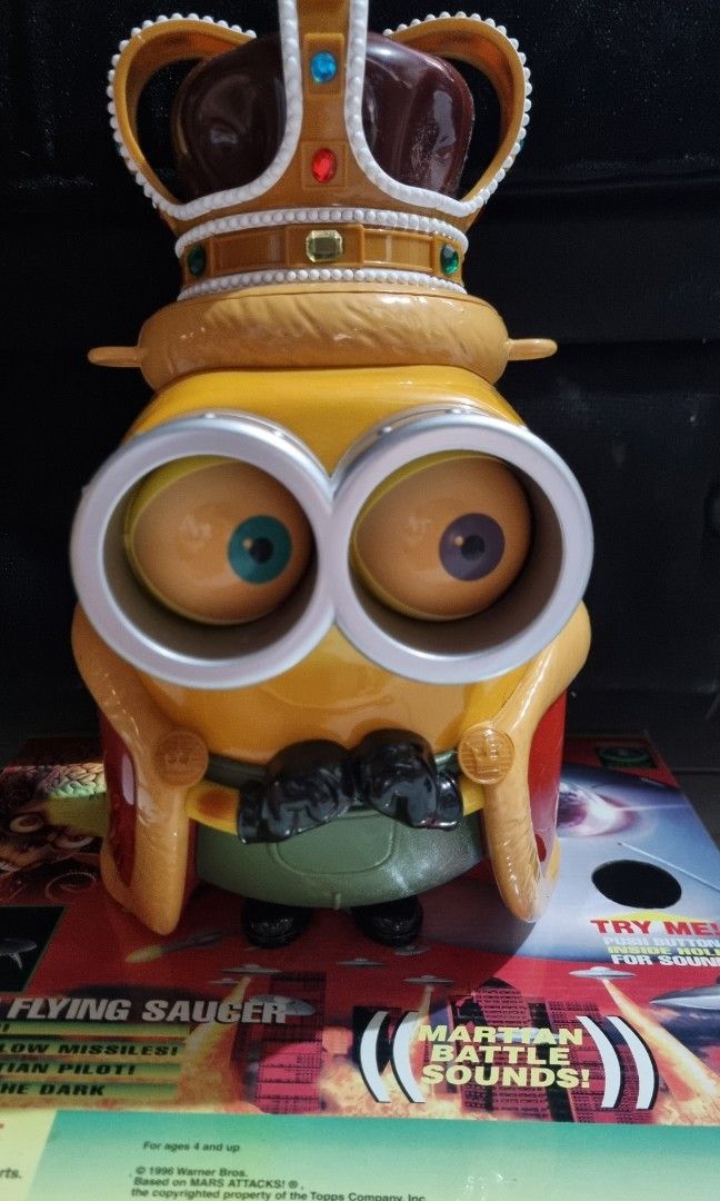 Minion popcorn bucket, Hobbies & Toys, Toys & Games on Carousell