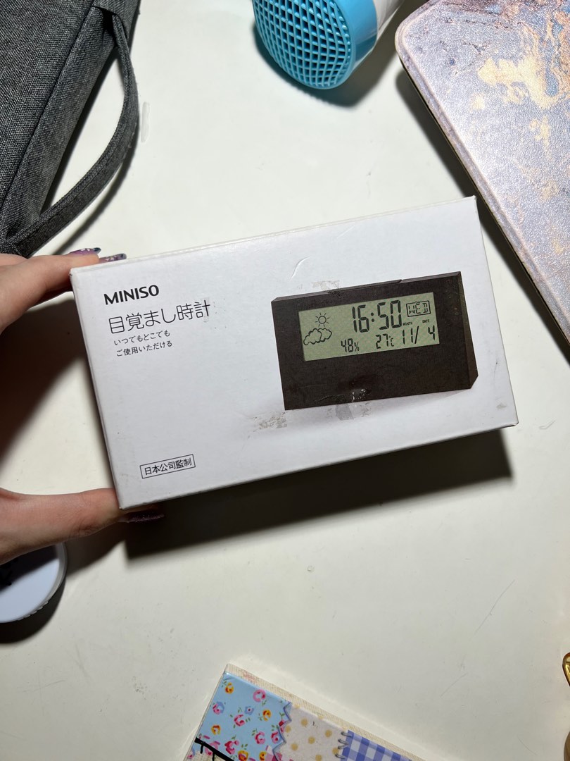 Miniso Digital Clock, Furniture & Home Living, Home Decor, Clocks on