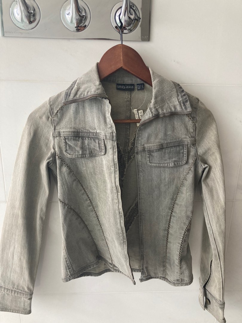 MNG denim jacket, Women's Fashion, Coats, Jackets and Outerwear on ...