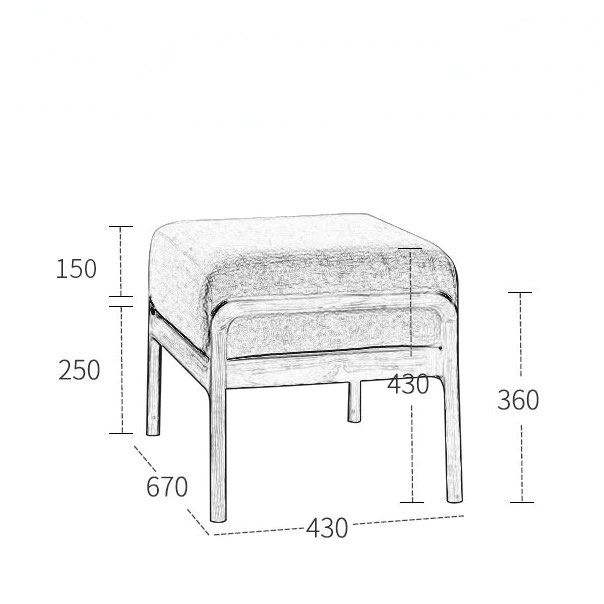 MUJI Ottoman, Furniture & Home Living, Furniture, Chairs on Carousell