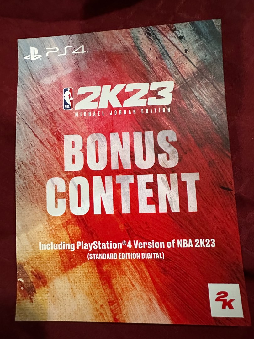 Nba 2k23 game digital code, Video Gaming, Video Games, PlayStation on