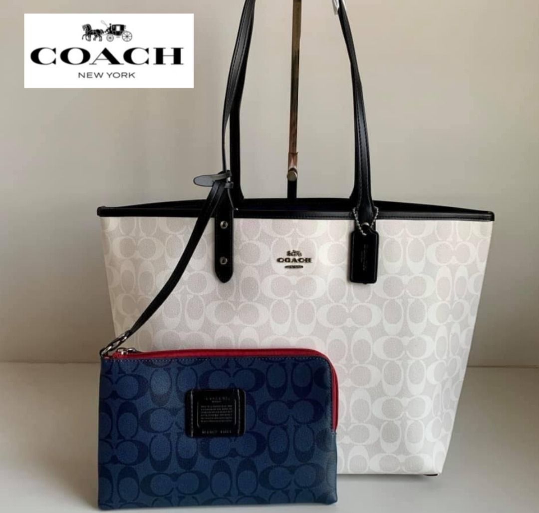 COACH Reversible Tote Bag Original, Luxury, Bags & Wallets on Carousell