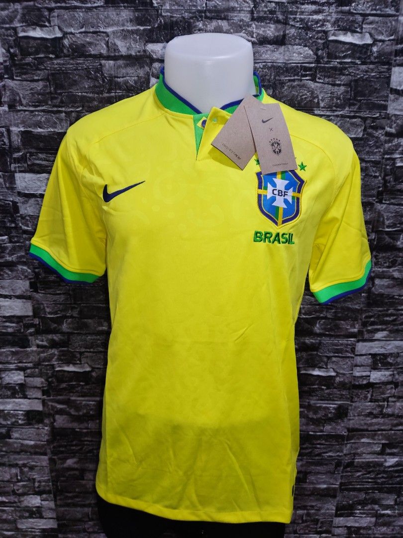 Brazil 2023 Stadium Home Men's Nike Dri-FIT Soccer Jersey