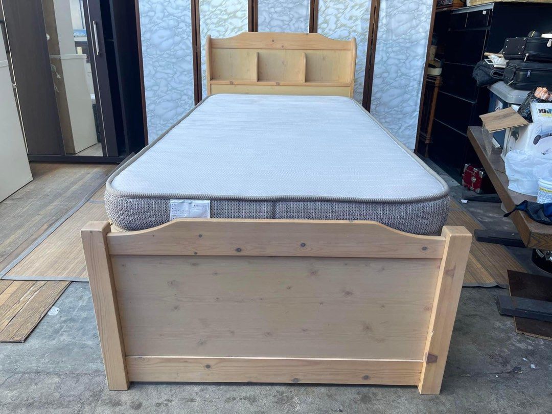 Nitori Single Bed Japan surplus, Furniture & Home Living, Furniture