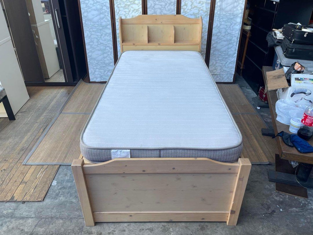 Nitori Single Bed Japan surplus, Furniture & Home Living, Furniture