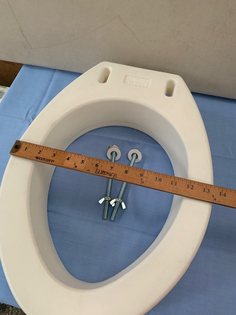 Nova Toilet Seat Riser for Elongated Bowls 3.5inch high from USA