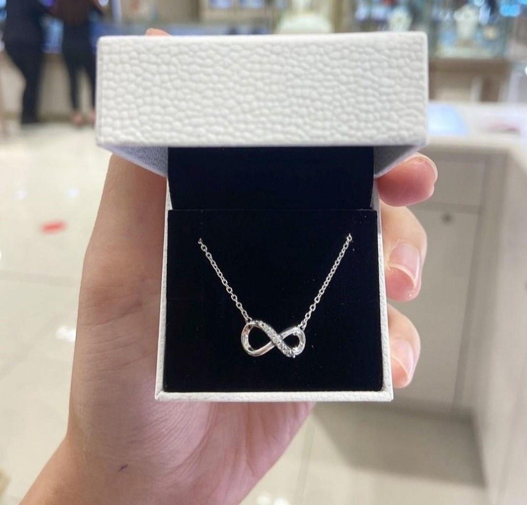 Pandora jewelry cheap infinity necklace