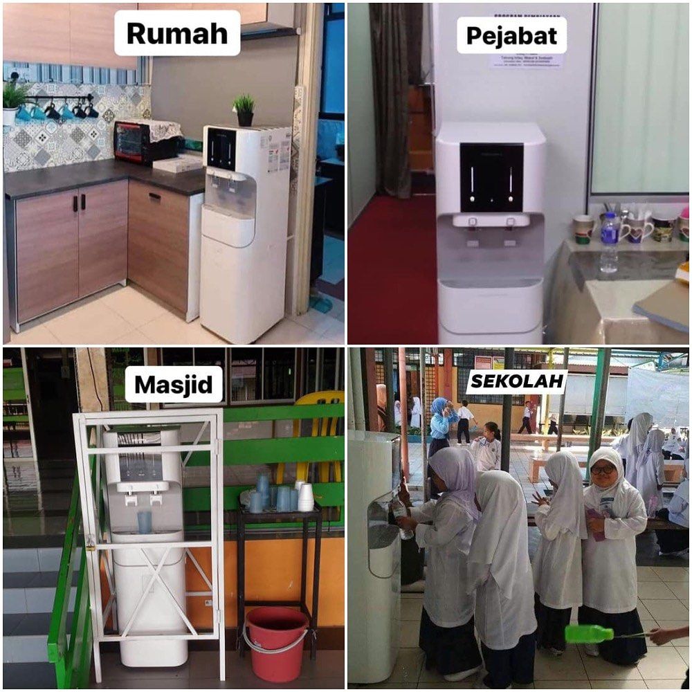 PENAPIS AIR SYARIKAT KEDAI SURAU MASJID TADIKA CORE PANAS SEJUK PERABOT