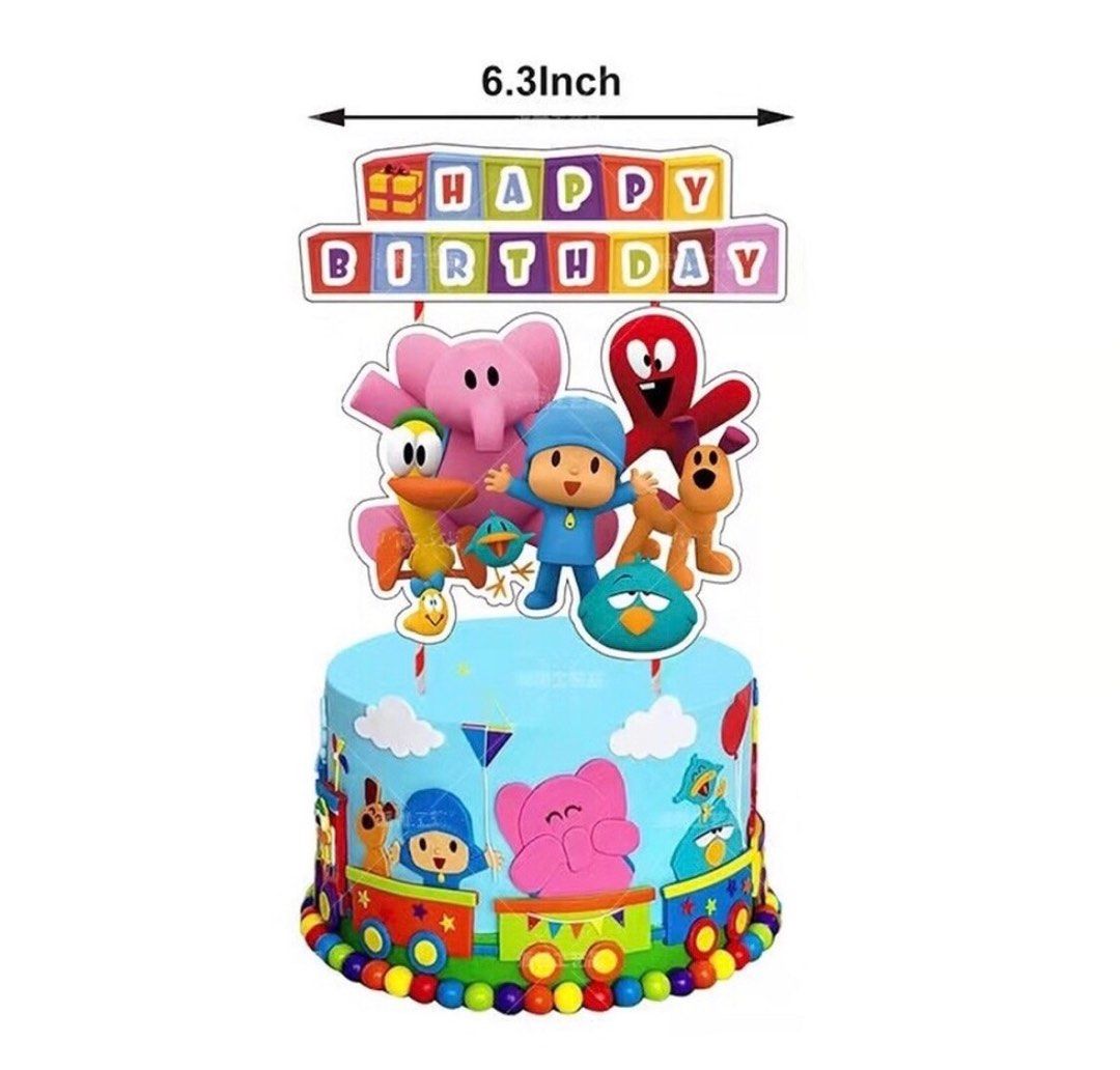 pocoyo-cake-topper-hobbies-toys-stationery-craft-occasions
