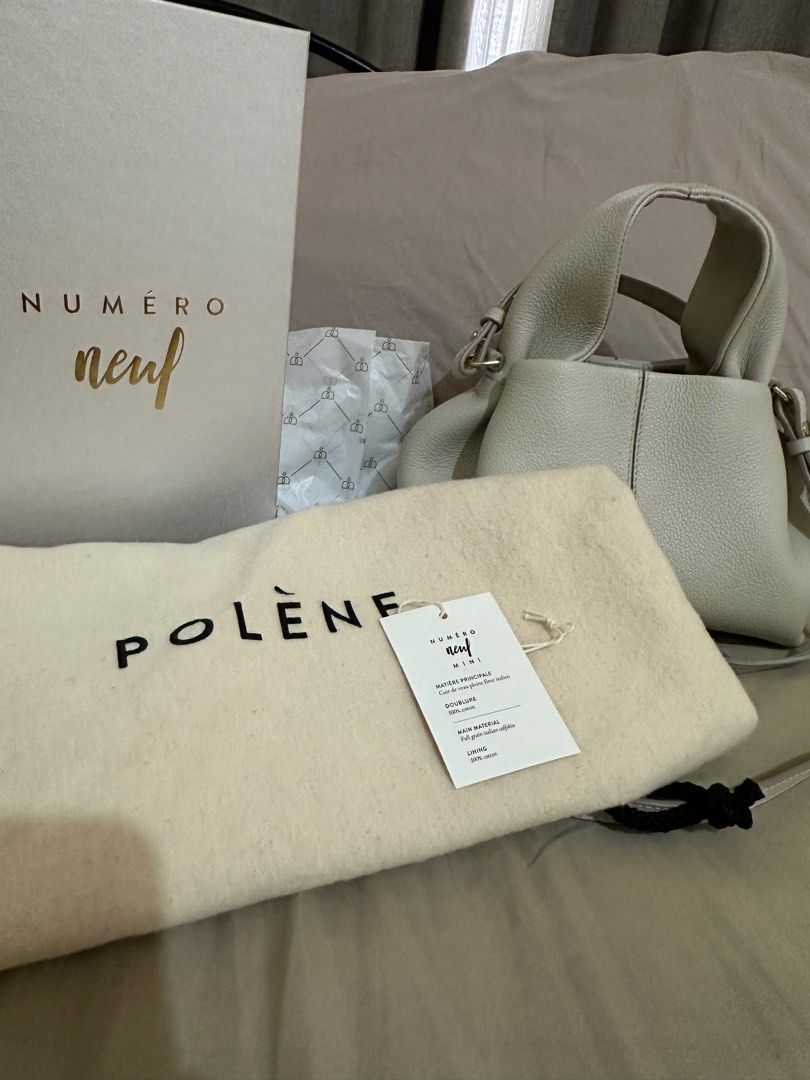 Polene Numero Neuf Mini in Chalk, Women's Fashion, Bags & Wallets, Cross-body Bags on Carousell