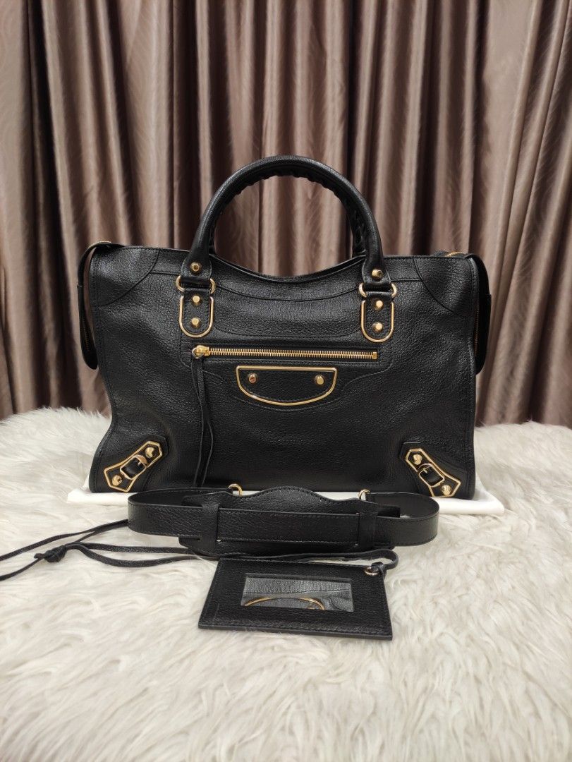 Balenciaga metallic hotsell edge medium