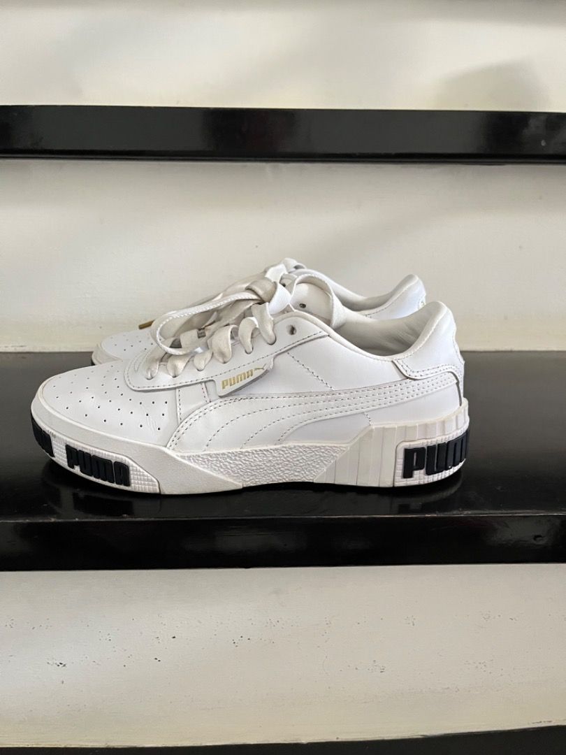 Puma cali bold white discount
