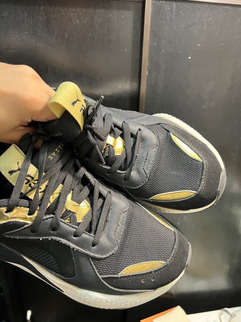 Puma RS-X Trophy Black and Gold (Category: Sneakers) located in Baliuag. Submitted by guccicarlo (Listing ID 1215692962, Image 3). Description: In very good condition.