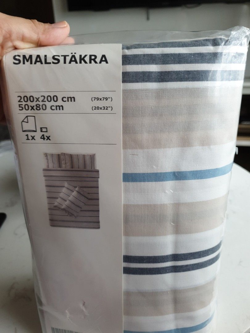 Ikea Quilt set queen size, Furniture & Home Living, Bedding & Towels on