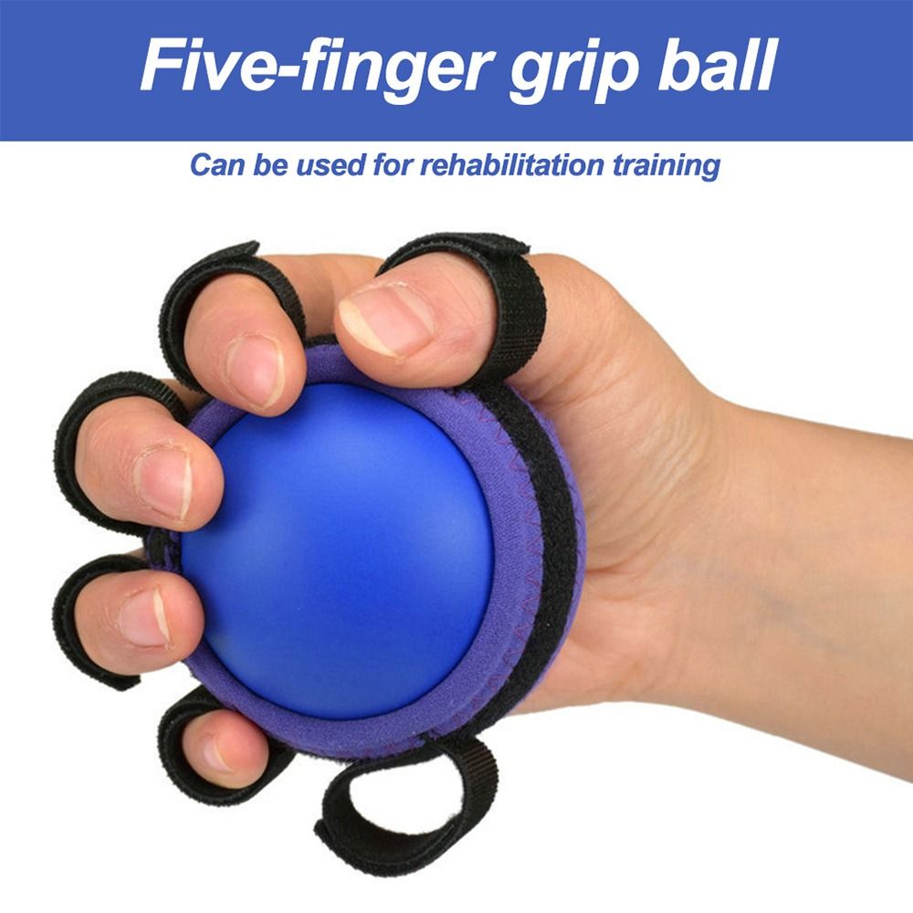Recovery training Stroke Hand Grips Elderly Finger Trainer Grip Ball Gripping Rubber Strength