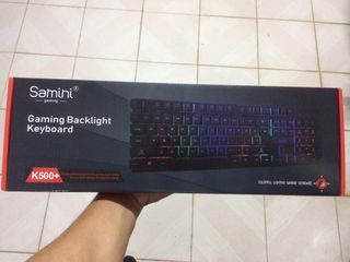 RGB Keyboard and Mouse Glow in the Dark Heavy Duty Bundle