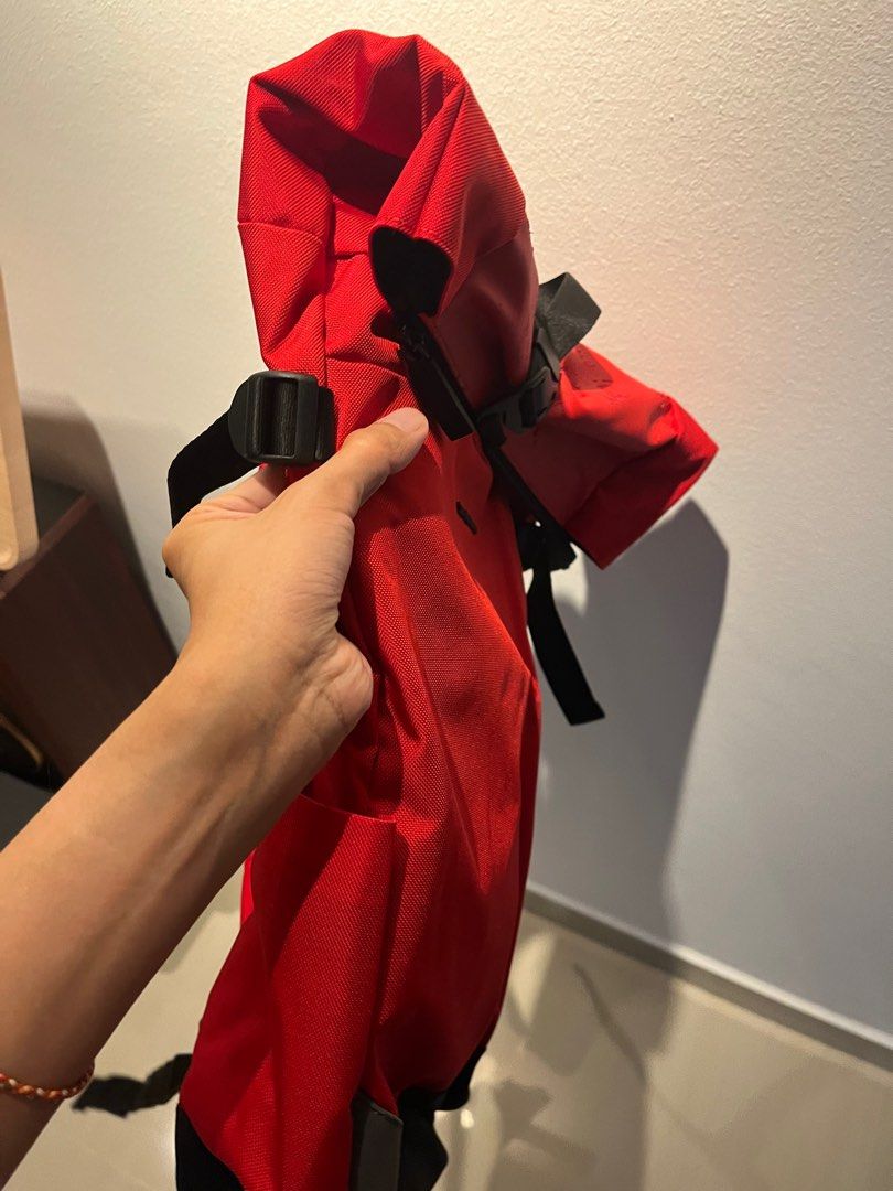 Samsonite Red Waterproof Backpack, Men's Fashion, Bags, Backpacks on