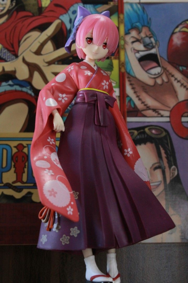 SEGA Re Zero Rem Ram Kimono Figure Loose, Hobbies & Toys, Toys & Games