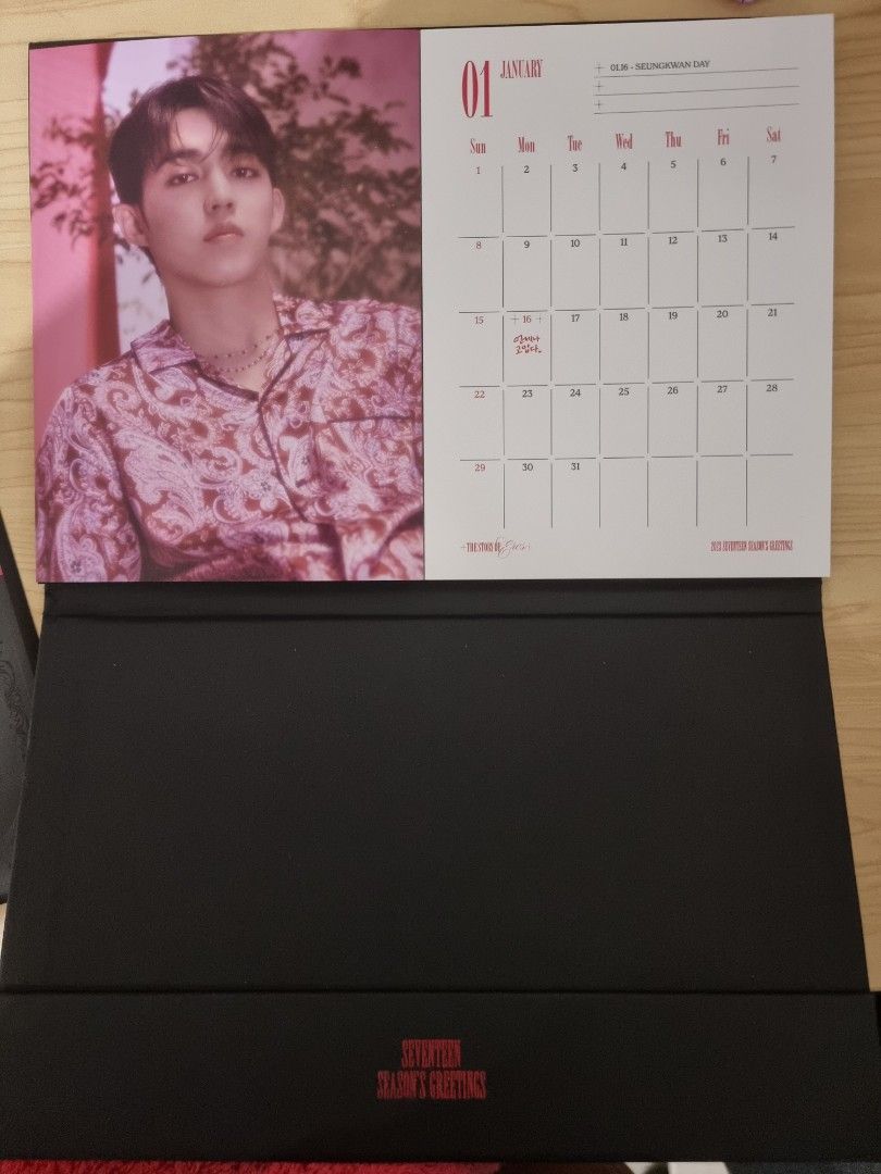 Seventeen Season's Greeting 2023 Tingi [Desk Calendar + PC Frame