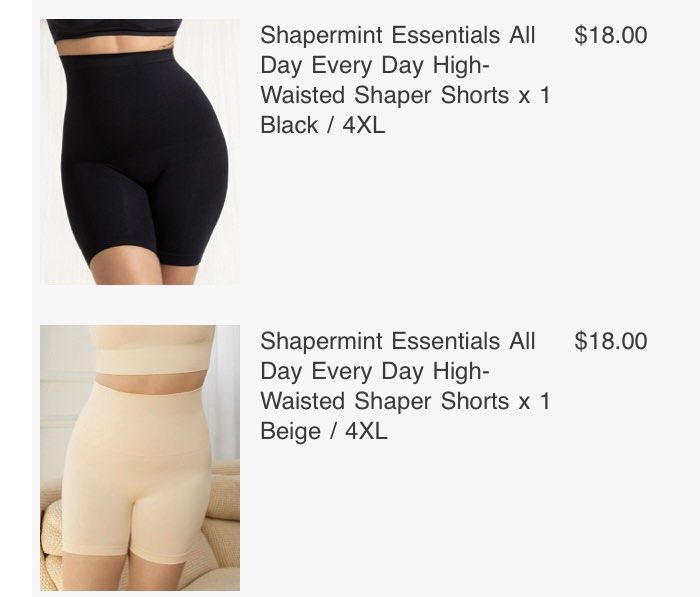 Shapermint - 4XL High Waisted Shaper Shorts, Women's Fashion, New