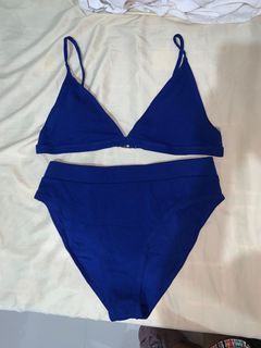 SHEIN Plus Size blue swimsuit ( two piece )