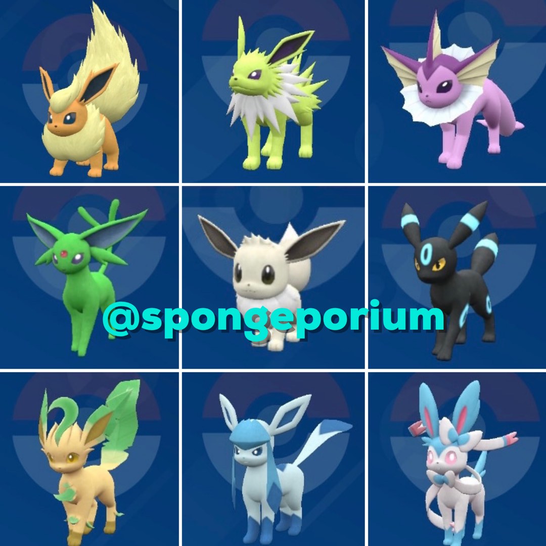 Shiny Eeveelutions (Pokemon Scarlet & Violet) (Nintendo Switch), Video ...