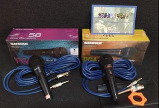 Shure PGA 58 / 48 wired microphone : 10 meters
