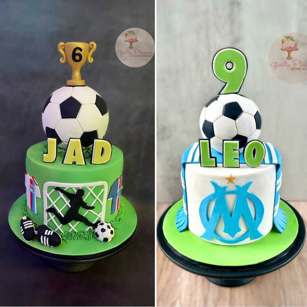 Soccer Ball Cake including How to Bake a Round Cake without molds - YouTube