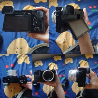 Sony A6000 Camera with extra Batteries and Lens