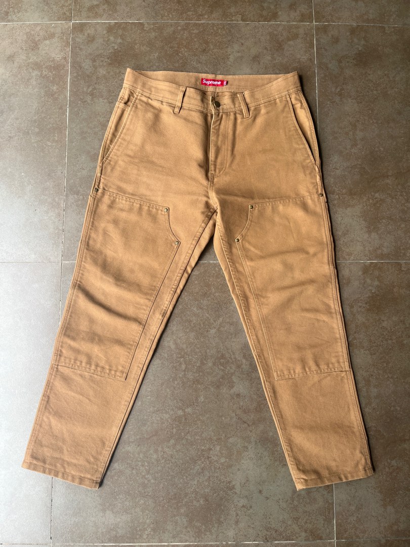 Supreme Double Knee Pants, Men's Fashion, Bottoms, Jeans on Carousell