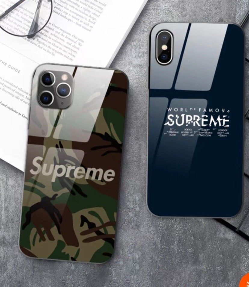 SUPREME LV PREMIUM WHITE IPHONE CASE, Mobile Phones & Gadgets, Mobile &  Gadget Accessories, Cases & Covers on Carousell